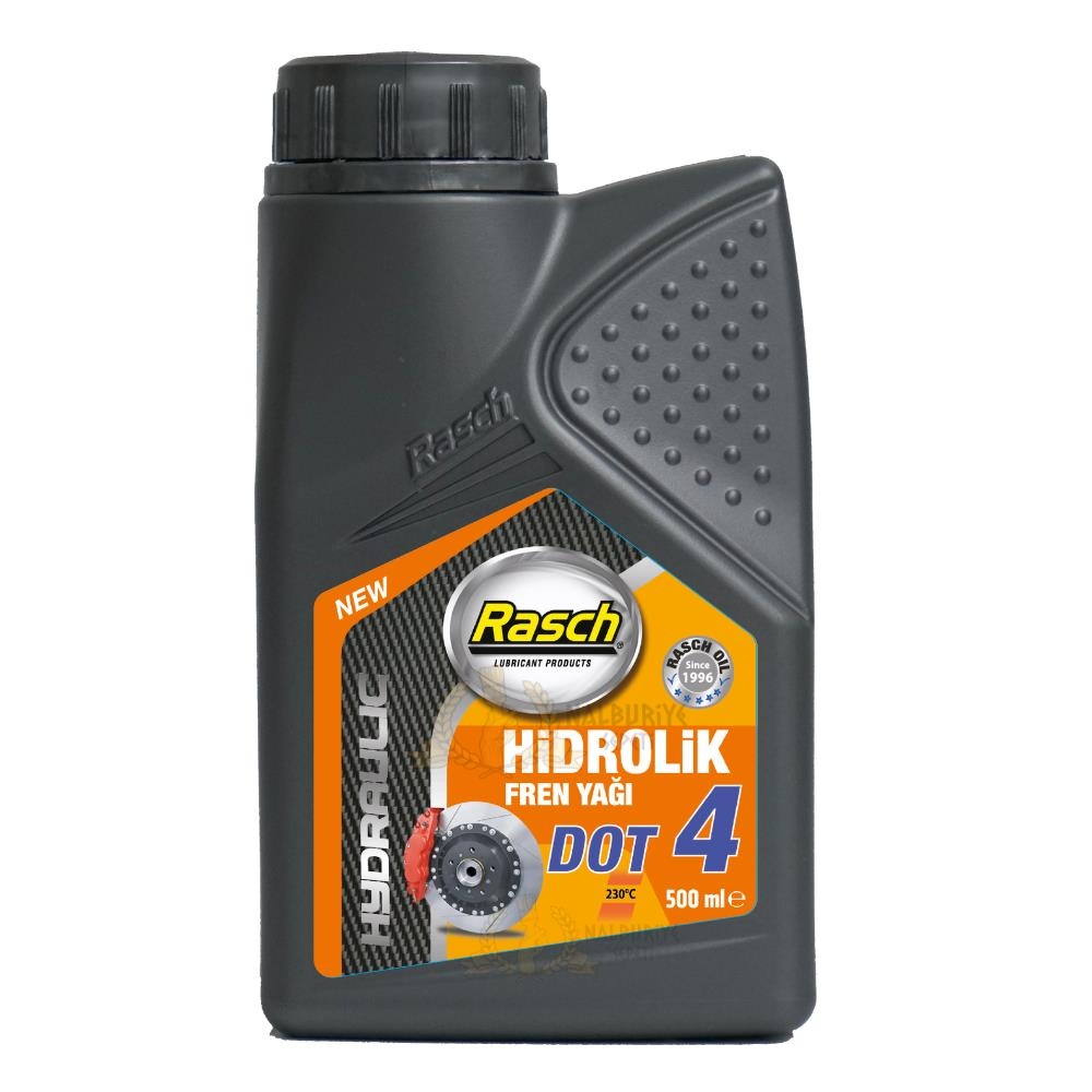 Rasch Hidrolik Fren Yağı DOT4 230°C - 500 ml. - 1 Adet
