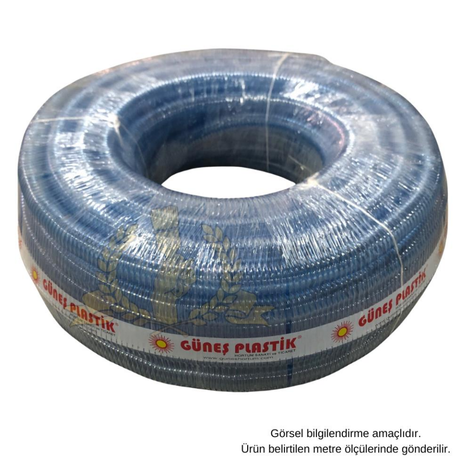 Güneş Şeffaf Spiral Lavabo Gider Hortumu 1 1/7'' - 29 mm. - 5 Metre