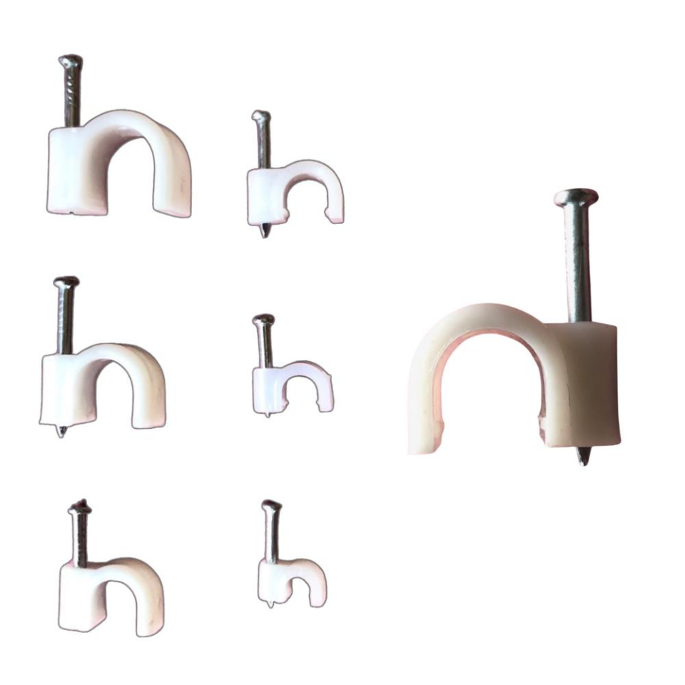 Made Çelik Çivili Kablo Tutucu Kroşe No: 1 - 100 Adet