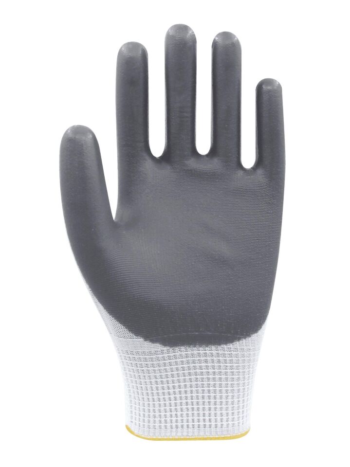 Beybi Polyester-Nitril İş Eldiveni PN72 No: 10 GRİ - 12 Çift