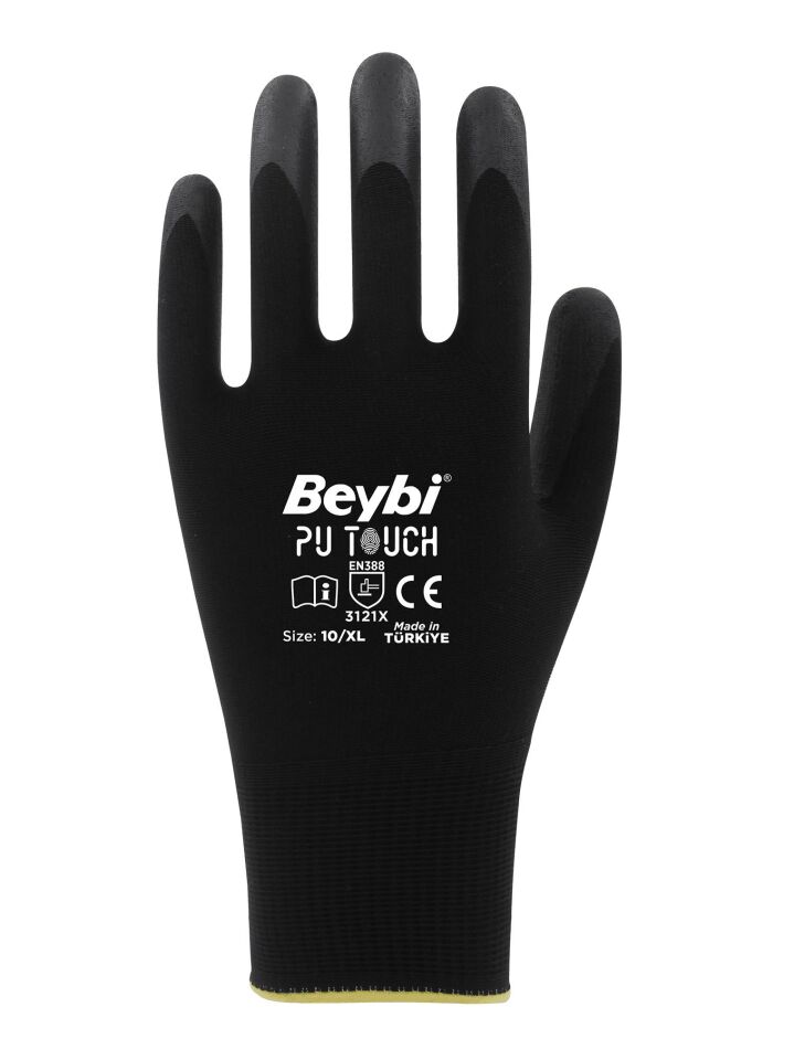 Beybi Elektrostatik Nitril Eldiven PU Touch No: 10 - 12 Çift