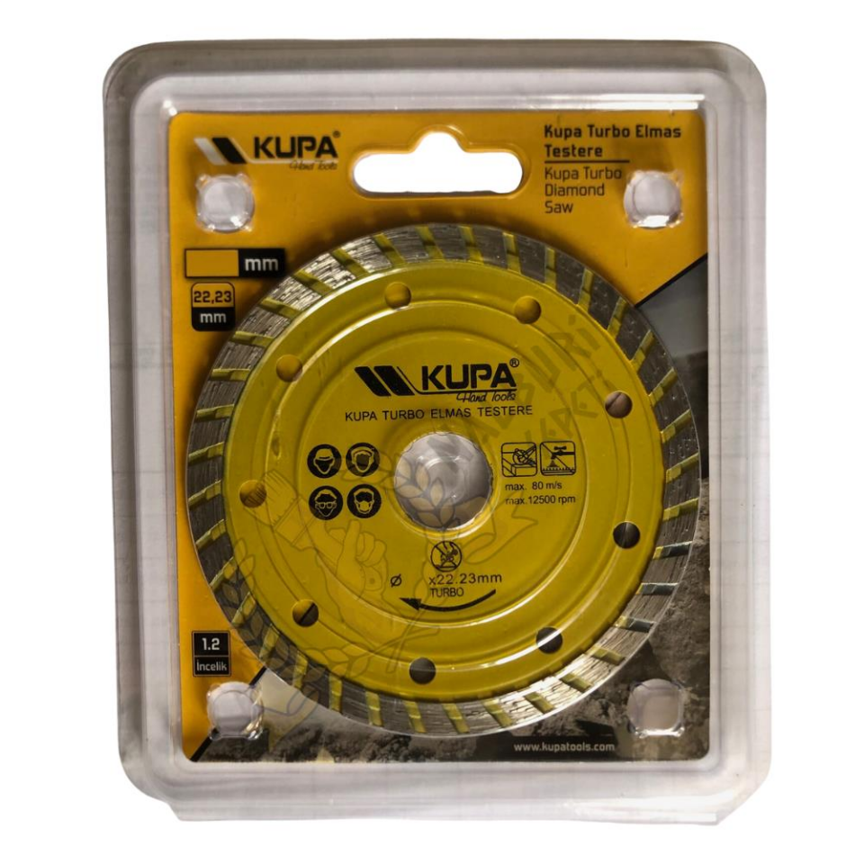 Kupa Elmas Turbo Daire Testere Kesme Taşı 115 mm.