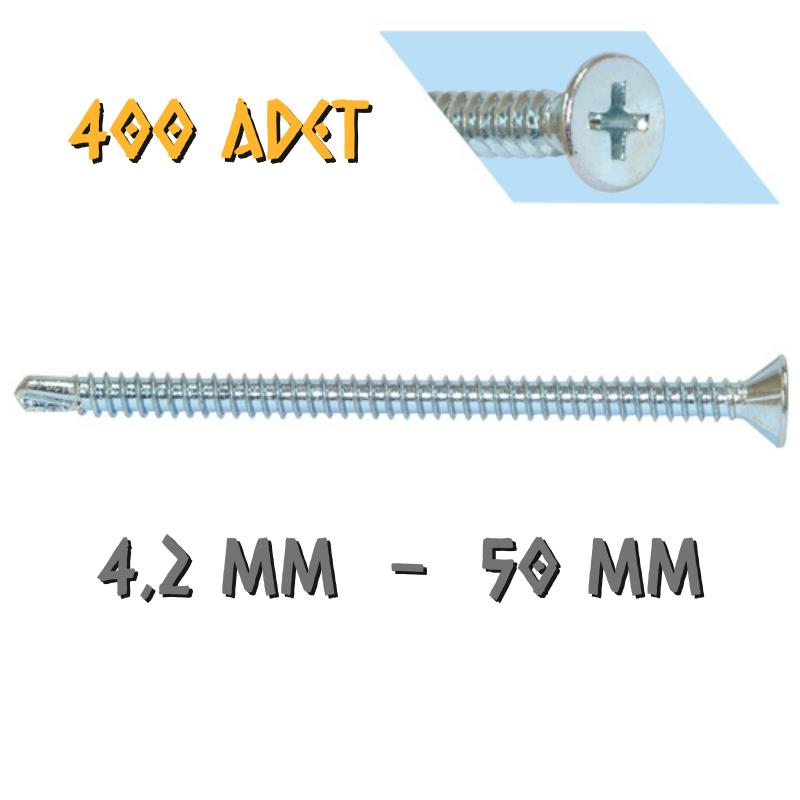 Yağmur Vida YHB Matkap Uçlu Akıllı Vida 4.2x50 mm. - 400 Adet