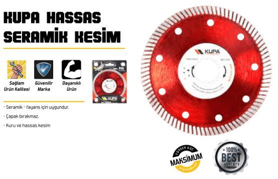Kupa Seramik Fayans Hassas Kesme Taşı Daire Testere 180 mm.