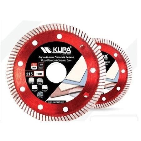 Kupa Seramik Fayans Hassas Kesme Taşı Daire Testere 180 mm.