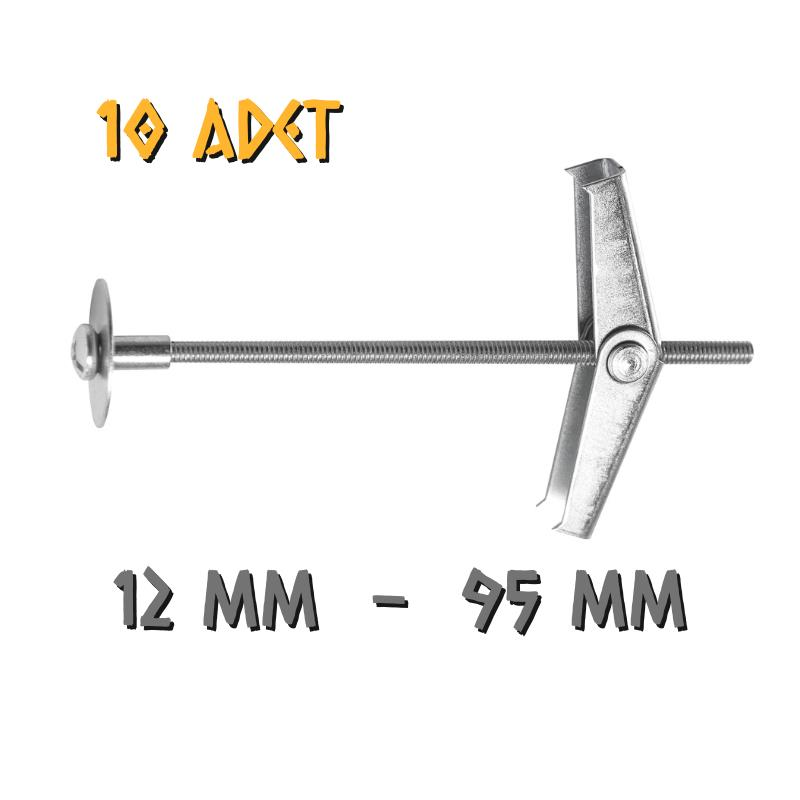 Made Metal Alçıpan Askı Dübeli Yaylı 12 mm. - 10 Adet