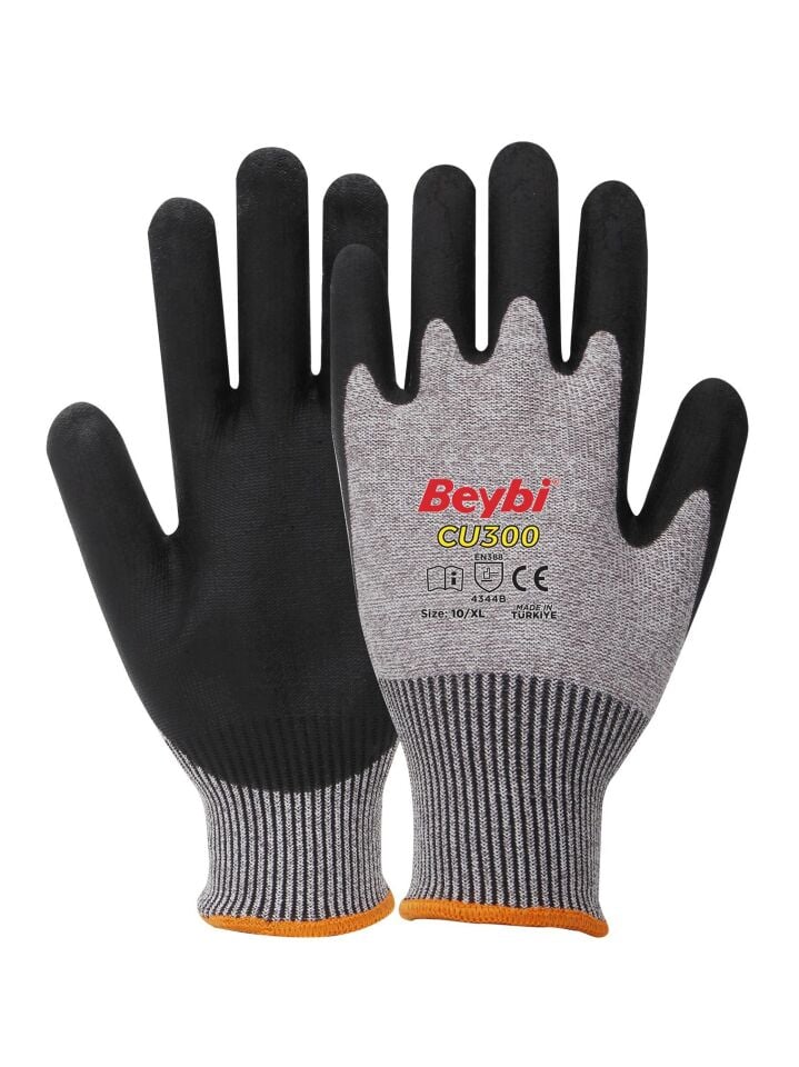 Beybi Poliüretan Kaplı Kesilmez Eldiven Cu-300 No: 10 - 1 Çift