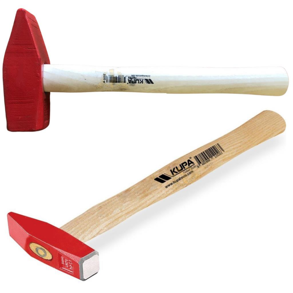 Kupa Ahşap Saplı Tesviyeci Çelik Çekiç 2000 gr.