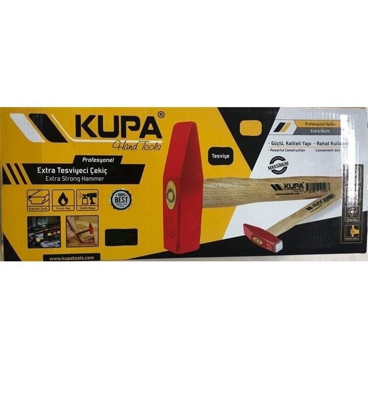 Kupa Ahşap Saplı Tesviyeci Çelik Çekiç 2000 gr.
