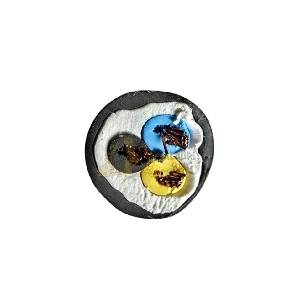 SGS Elektrik Tesisat Kablosu - 3x2.5 CCA TTR 48x0.18 - Beyaz - 100 mt.