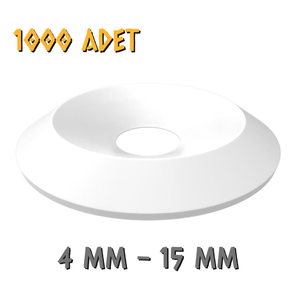 Made Plastik Vida Pulu Kalın 4x15 mm. - 1000 Adet