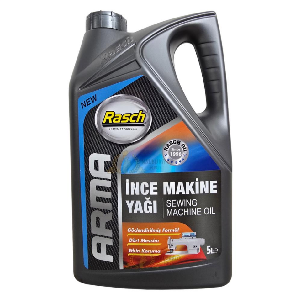 Rasch Leke Bırakmayan İnce Makine Yağı No 5 - 5 Lt.
