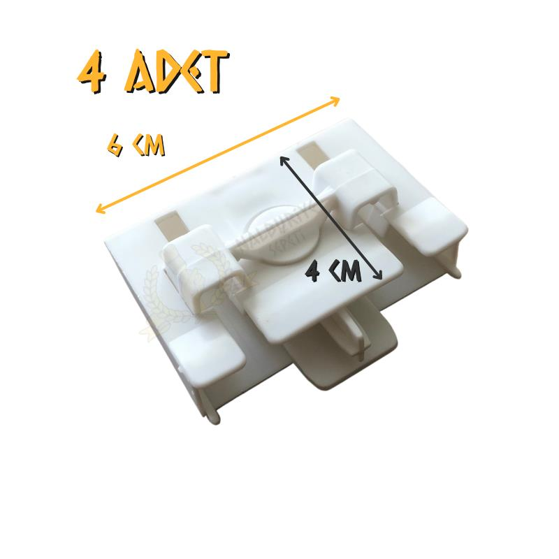 Made Perde Rayı Kapağı Korniş Finali İkili - 4 Adet