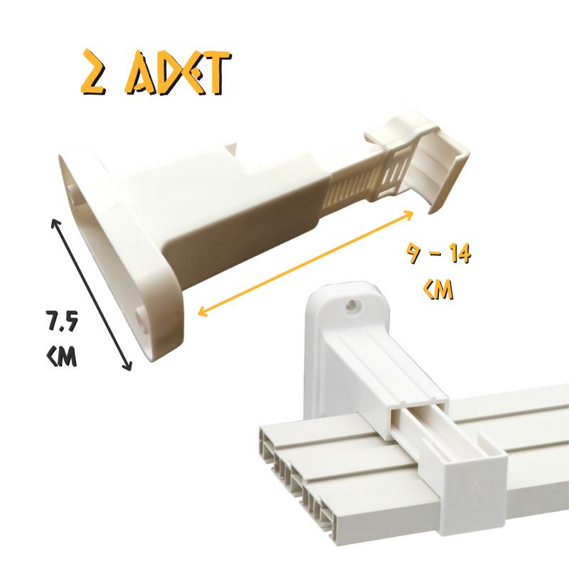 Made Perde Rayı Korniş Tutucu L Ayak - 2 Adet