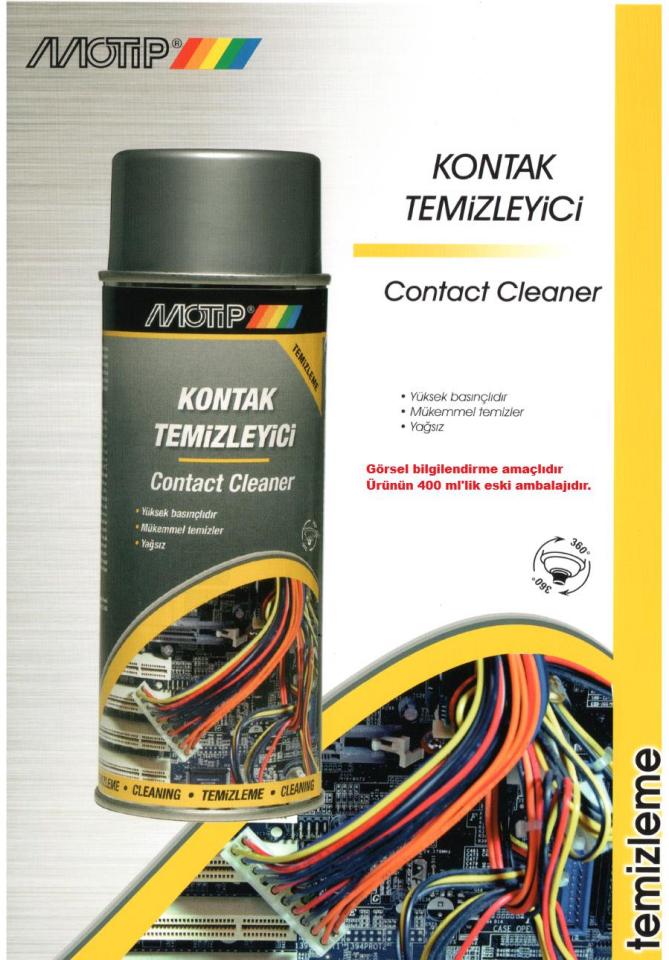 Motip Elektronik Kart Kontak Temizleme Spreyi 500 ml.