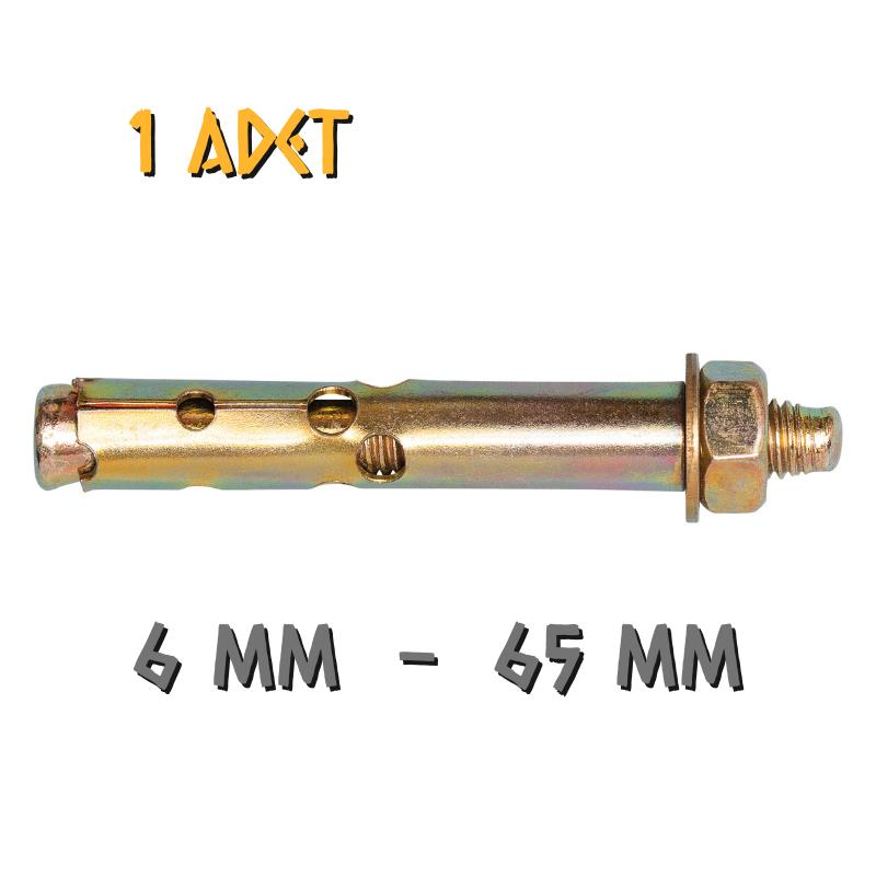 Made Gömlekli Çelik Dübel 6x65 mm. - 1 Adet