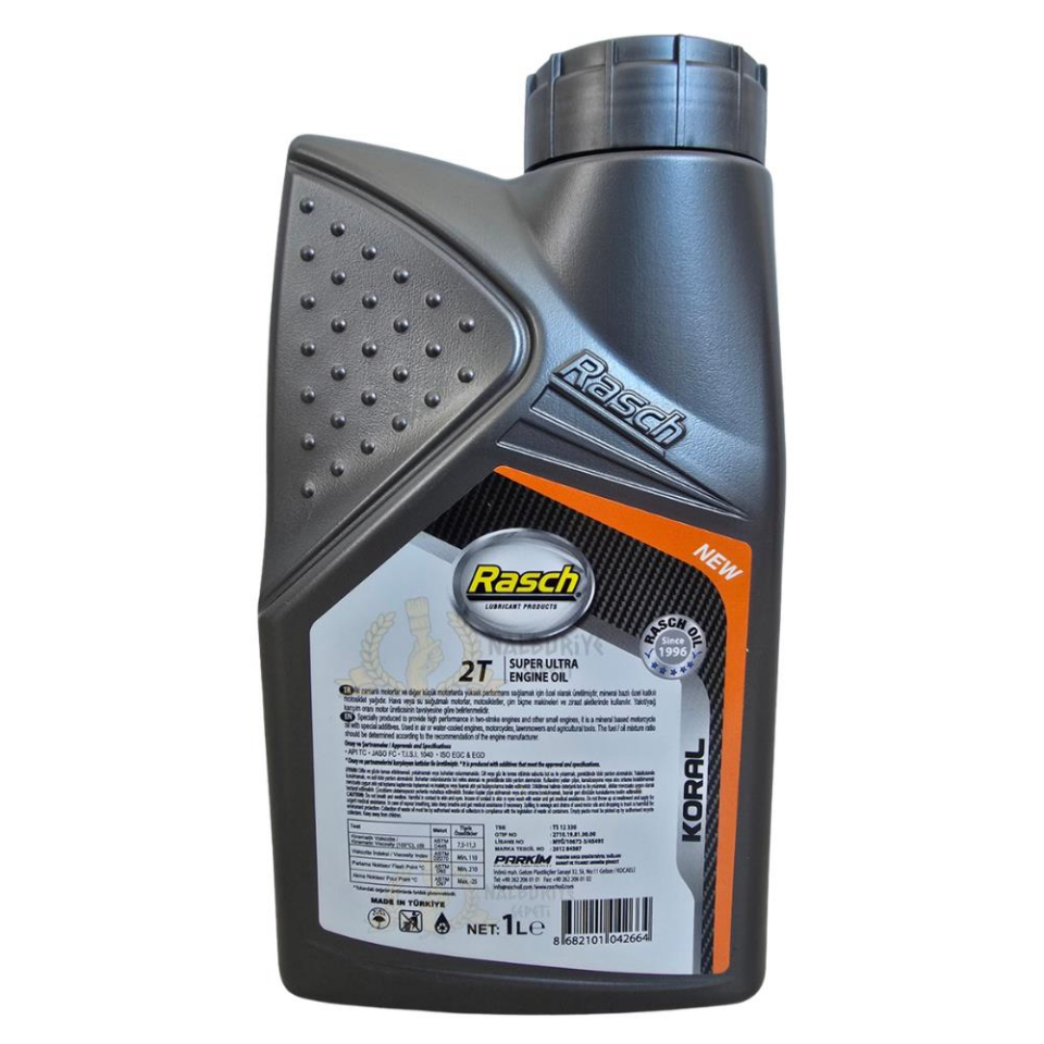 Rasch Koral 2T İki Zamanlı Testere Makine Motor Yağı - 1 Lt.