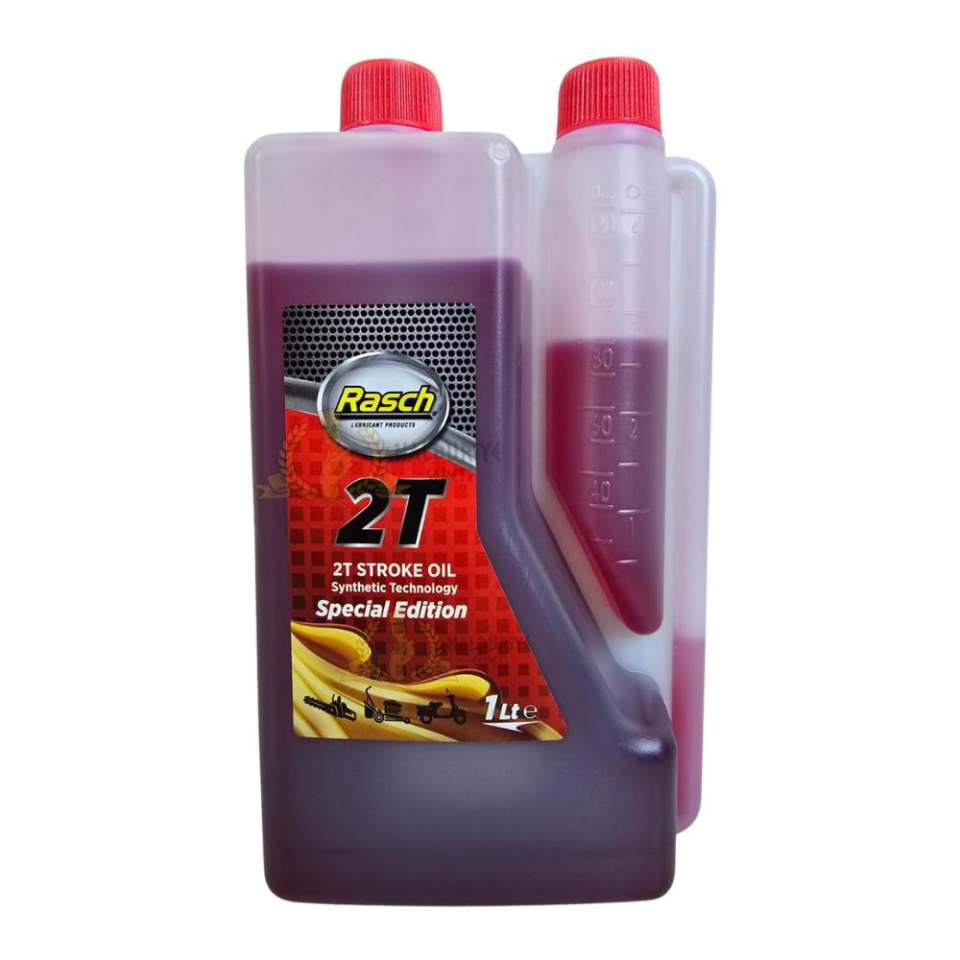 Rasch Koral 2T İki Zamanlı Testere Makine Motor Yağı Ölçekli - 1 Lt.