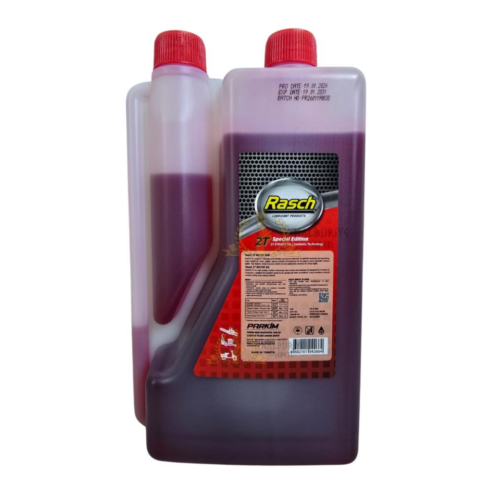 Rasch Koral 2T İki Zamanlı Testere Makine Motor Yağı Ölçekli - 1 Lt.