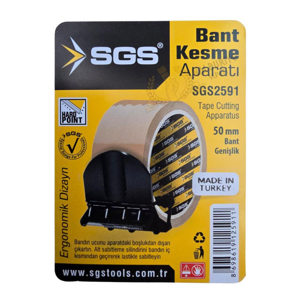 SGS Pratik Bant Kesme Aparatı 50 mm. - 1 Adet