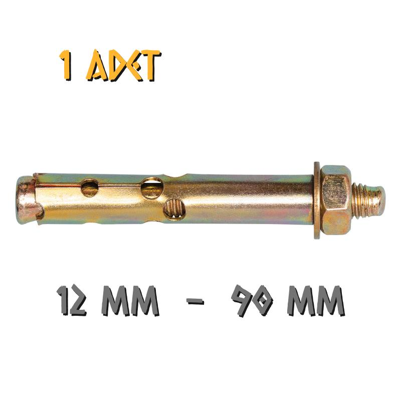 Made Gömlekli Çelik Dübel 12x90 mm. - 1 Adet