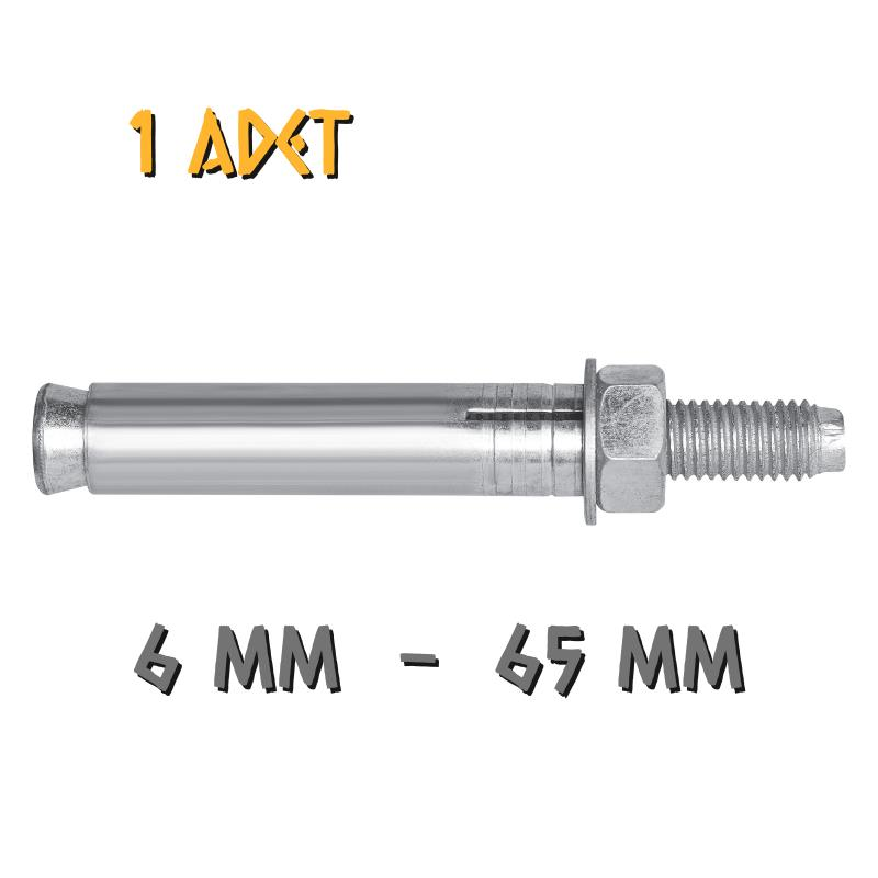 Made Borulu Çelik Dübel 6x65 mm. - 1 Adet