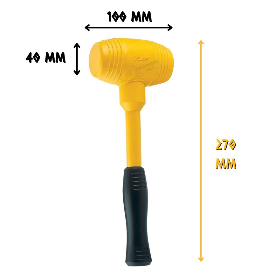 SGS Plastik Tokmak Yumuşak Seramik Fayans Çekici No: 60