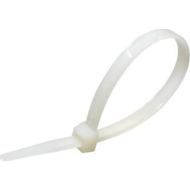 Kupa Plastik Cırt Kelepçe Beyaz 3.6 x 300 mm. - 100 Adet