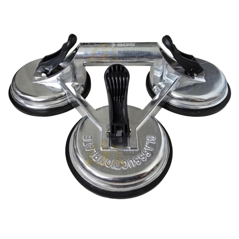 SGS Alüminyum Gövde Profesyonel Vantuz - Üçlü 155 kg.