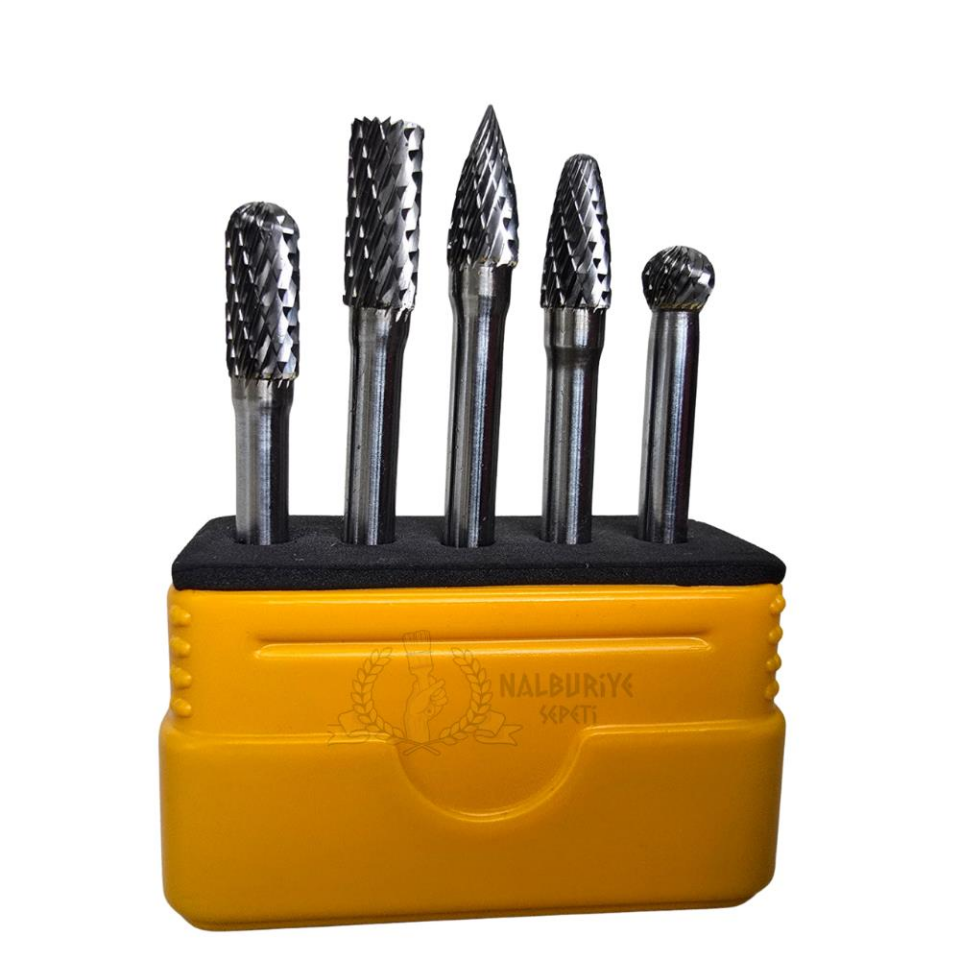 SGS Karbür Freze Matkap Ucu Seti - 5 Farklı Parça