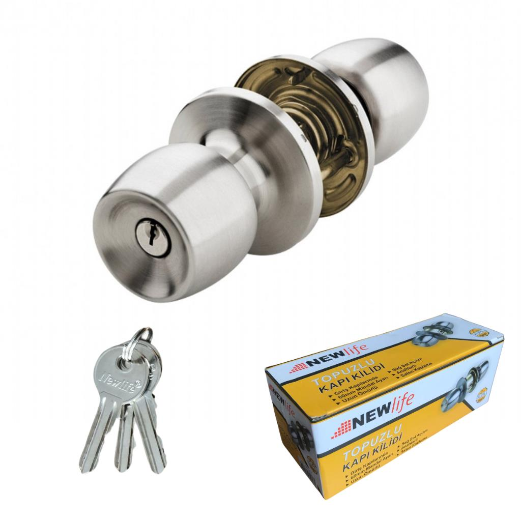 Kupa Newlife Otel Tipi Topuzlu Çevirmeli Kilit