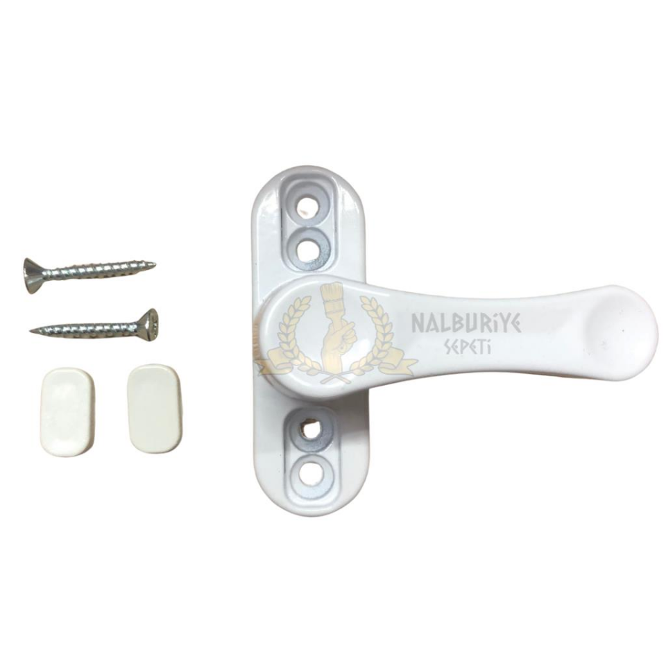 Kupa Pencere-Kapı Emniyet Kilidi Beyaz - Çekmeli