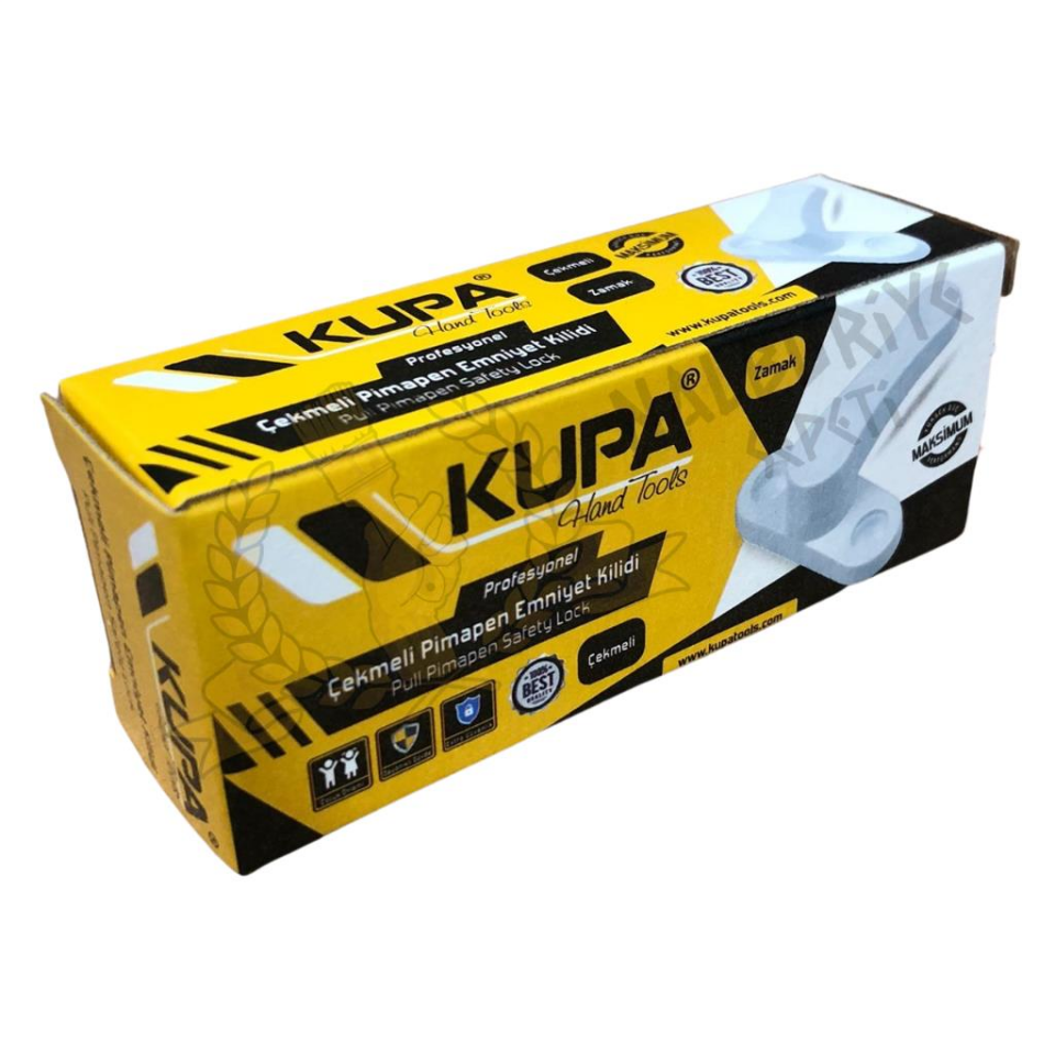 Kupa Pencere-Kapı Emniyet Kilidi Beyaz - Çekmeli