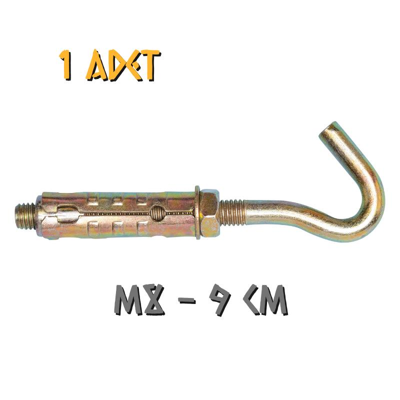 Made Açık Kancalı Çelik Dübel M8 - 1 Adet