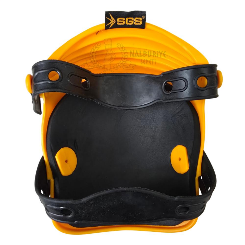 SGS Yumuşak İç Pedli Kaydırmaz Koruyucu Körüklü Kauçuk Dizlik