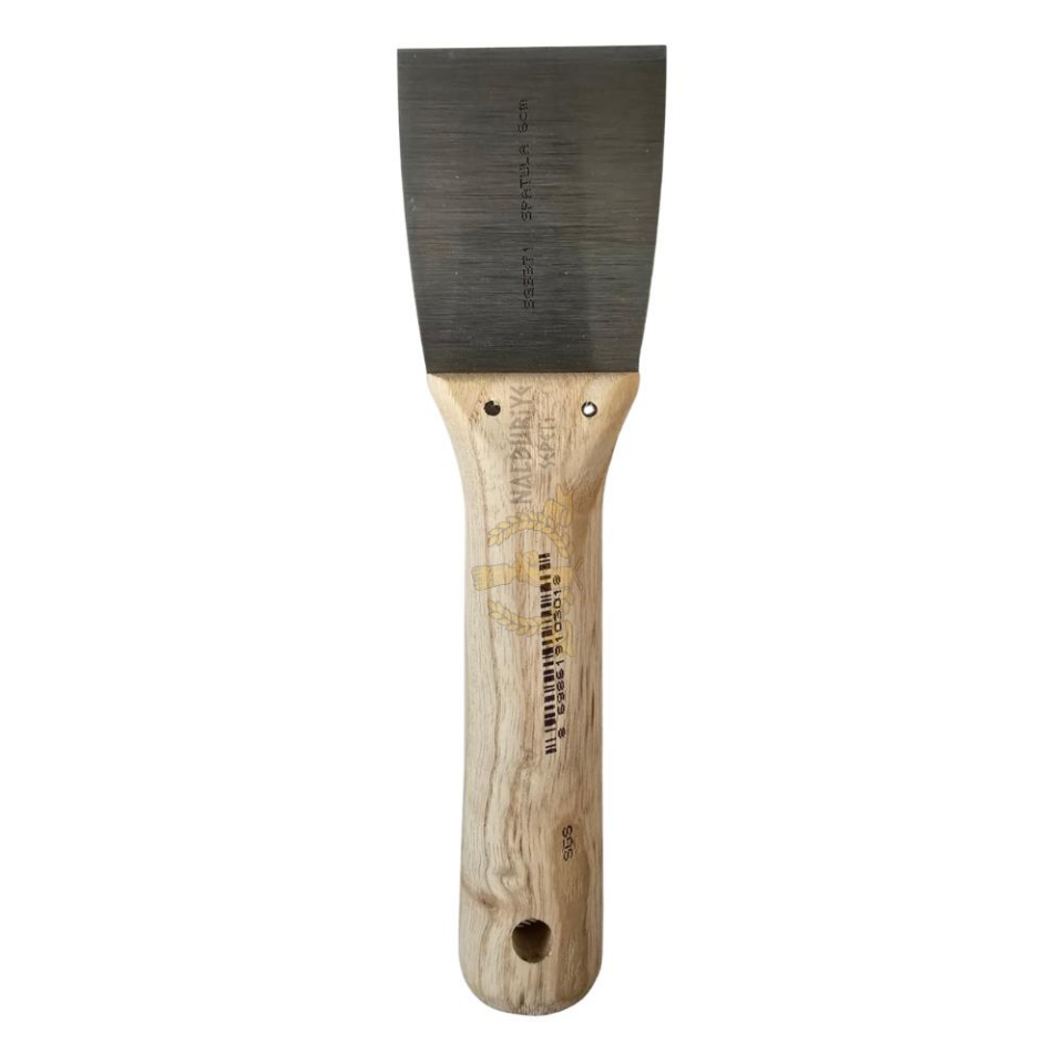 SGS Ahşap Saplı Çelik Macun Spatula 6 cm.