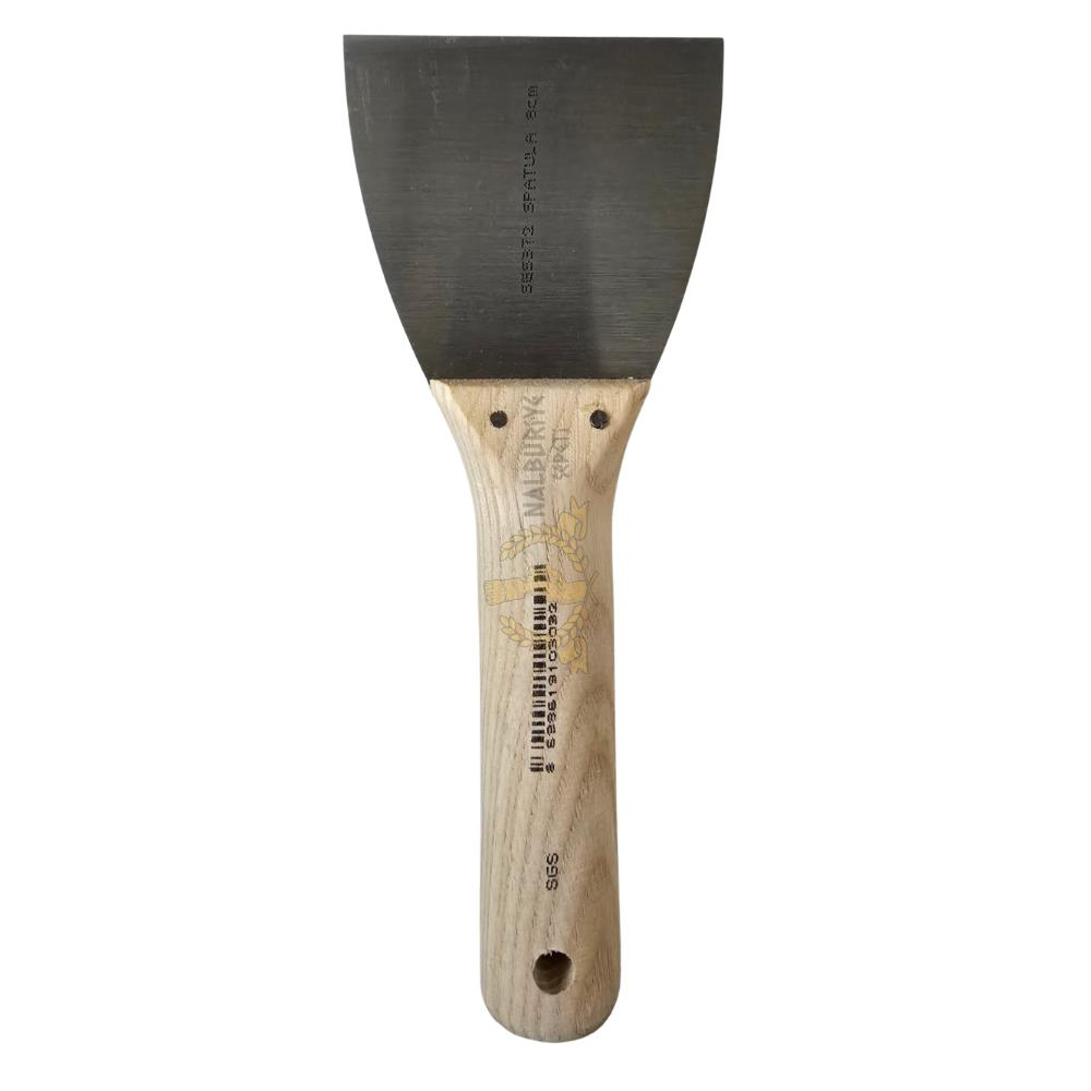 SGS Ahşap Saplı Çelik Macun Spatula 8 cm.