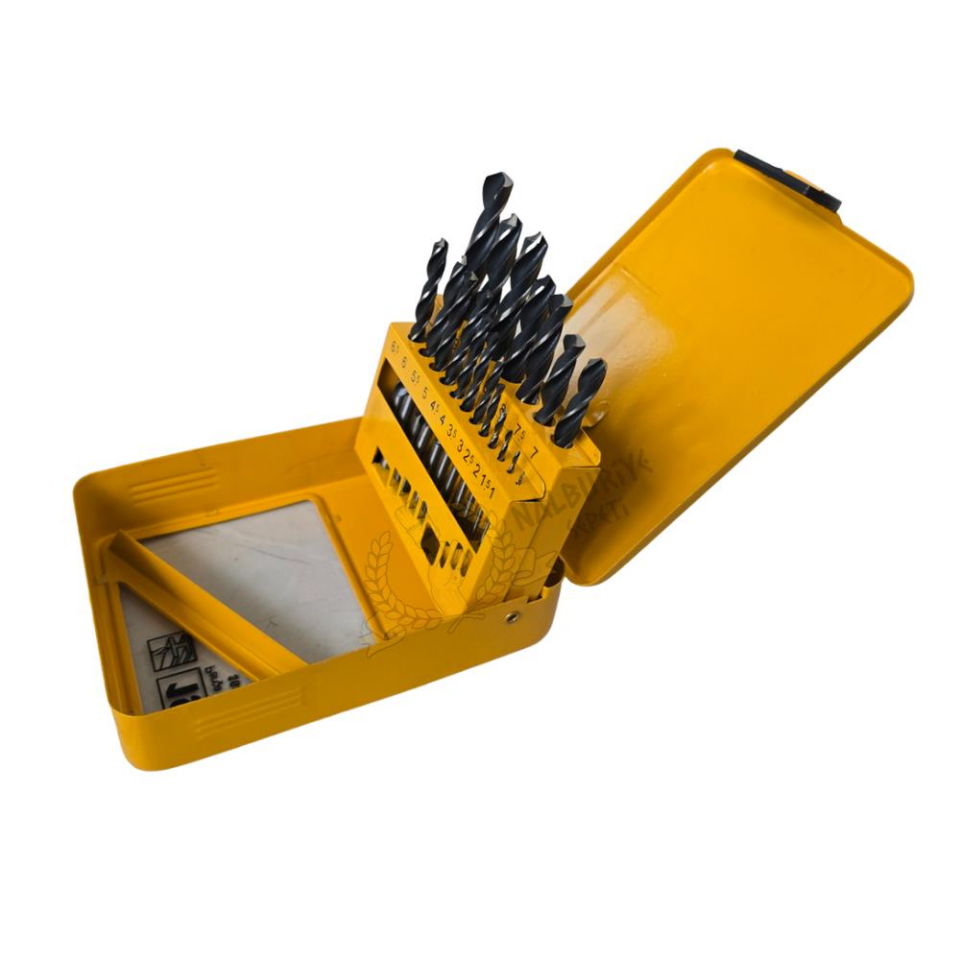 SGS HSS Matkap Ucu Seti - Metal-İnox-Ahşap-Plastik - 1-10 mm arası 19 Parça