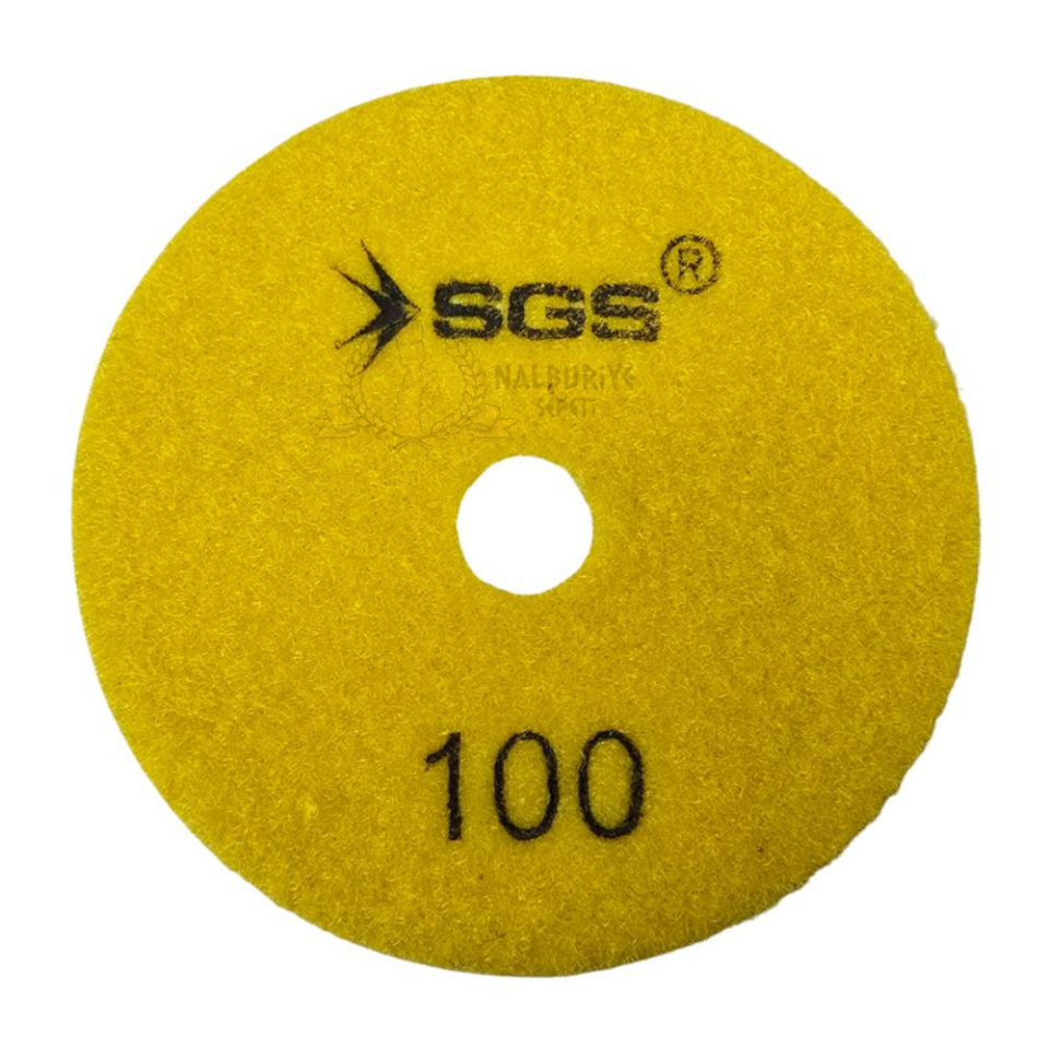 SGS Elmas Polisaj Pedi Mermer-Granit-Fayans - Islak - 100 Kum - 10 Adet