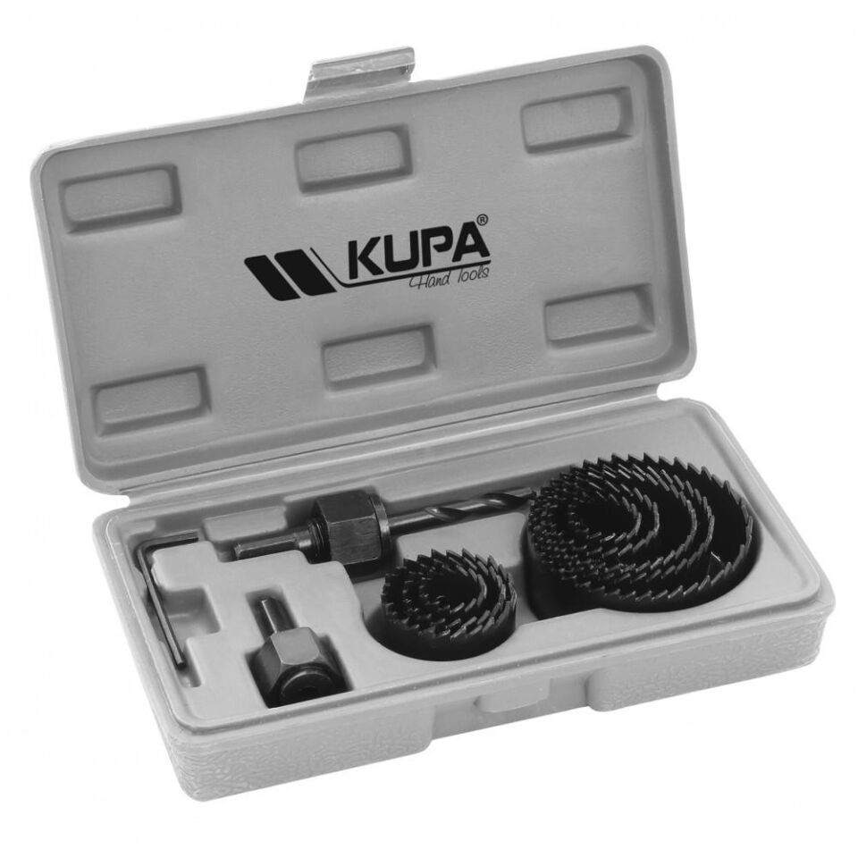 Kupa Yuvarlak Delme Panç Seti - 19-22-28-32-38-44-51-64 mm.