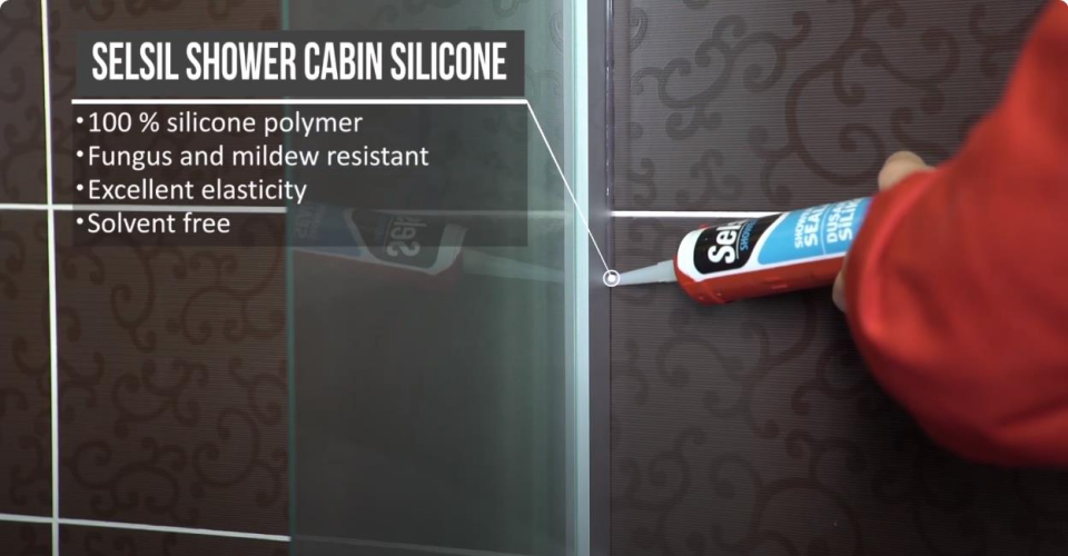 Selsil Mutfak Banyo Duşakabin Silikonu BEYAZ 280 ml. - 1 Adet