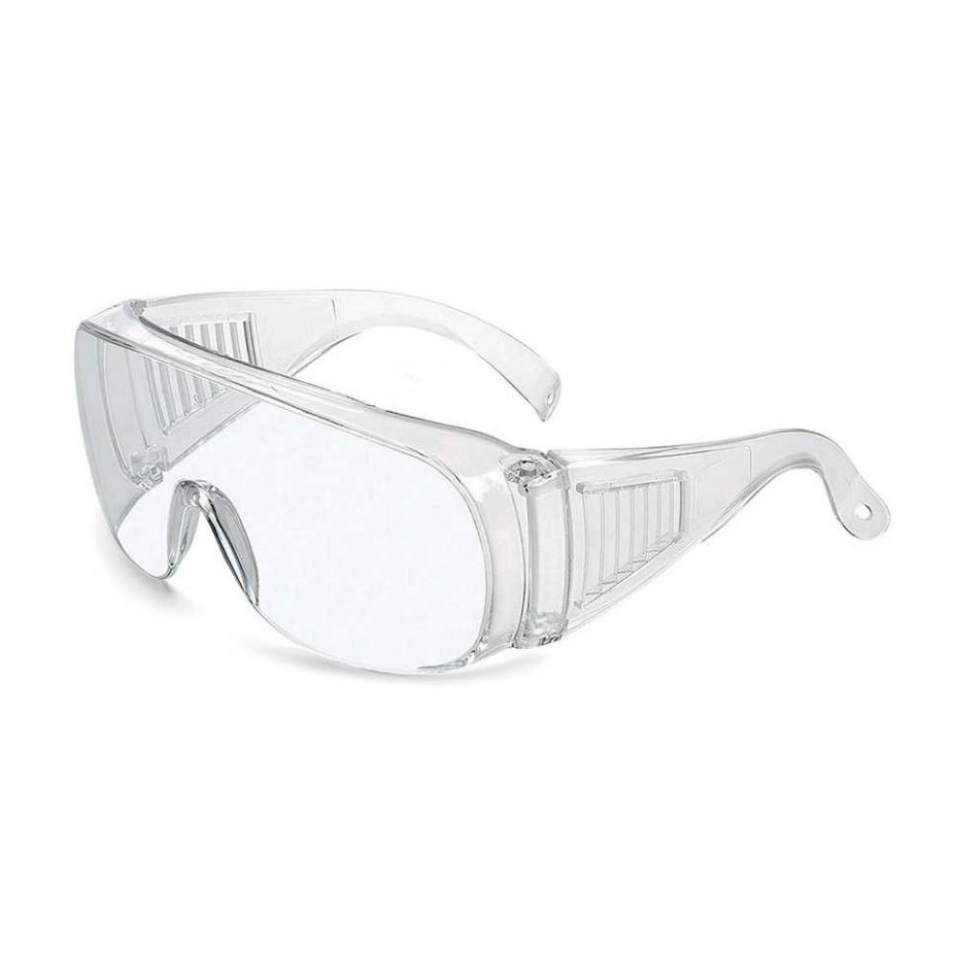 SGS Cover Koruyucu Çapak Gözlüğü - Şeffaf - Z 87-1 EN 166F EN 170F
