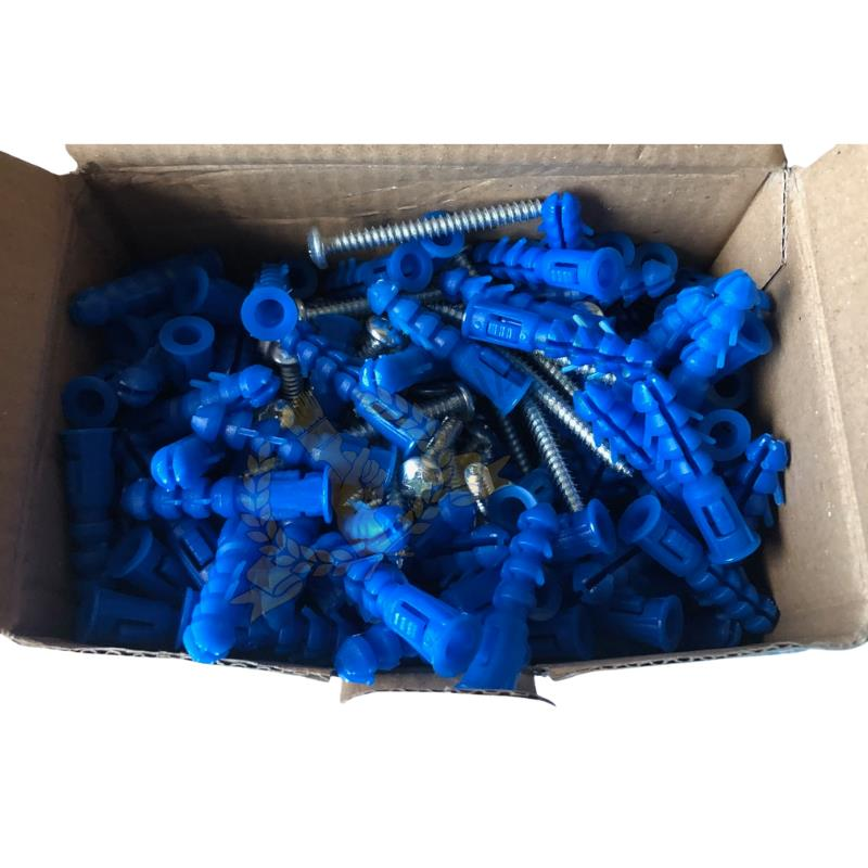 Made Kalibre Dübel Vida Takımı Bombe Başlı Pullu 8 mm. - 100 Adet