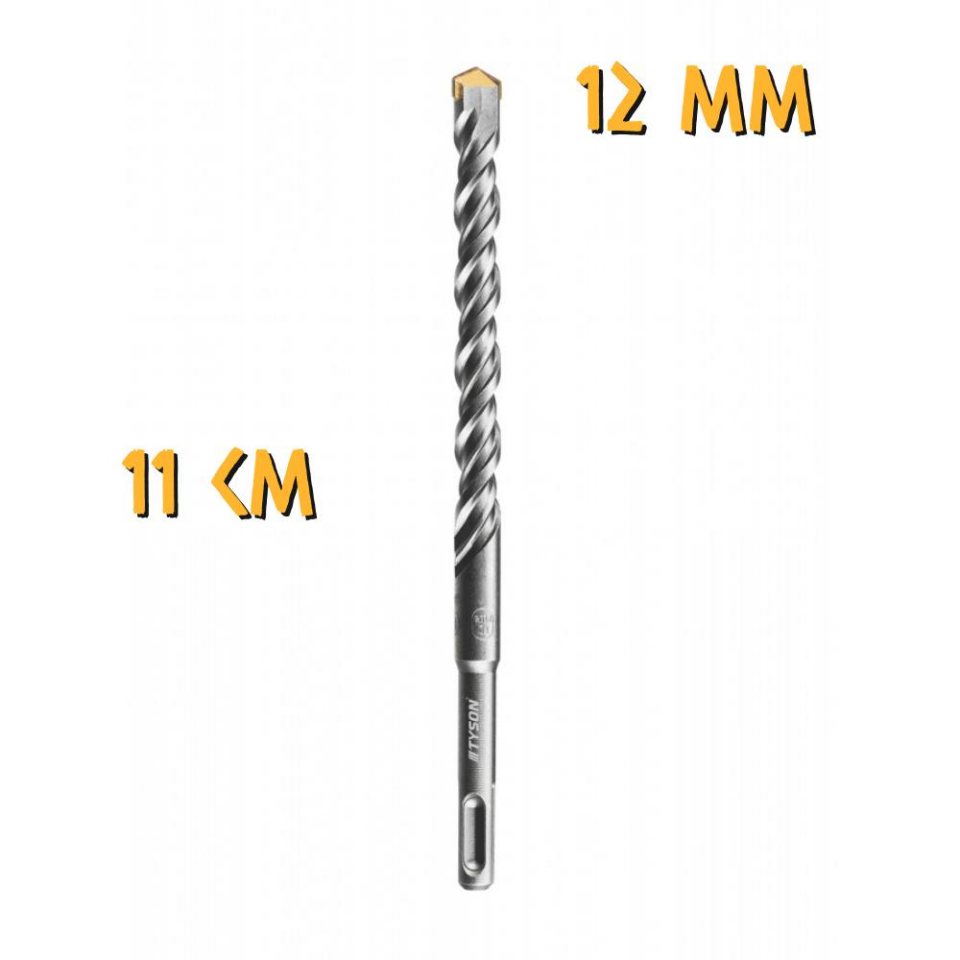 Kupa Tyson SDS Plus Delici Hilti-Matkap Ucu - 12 mm. - 11 cm