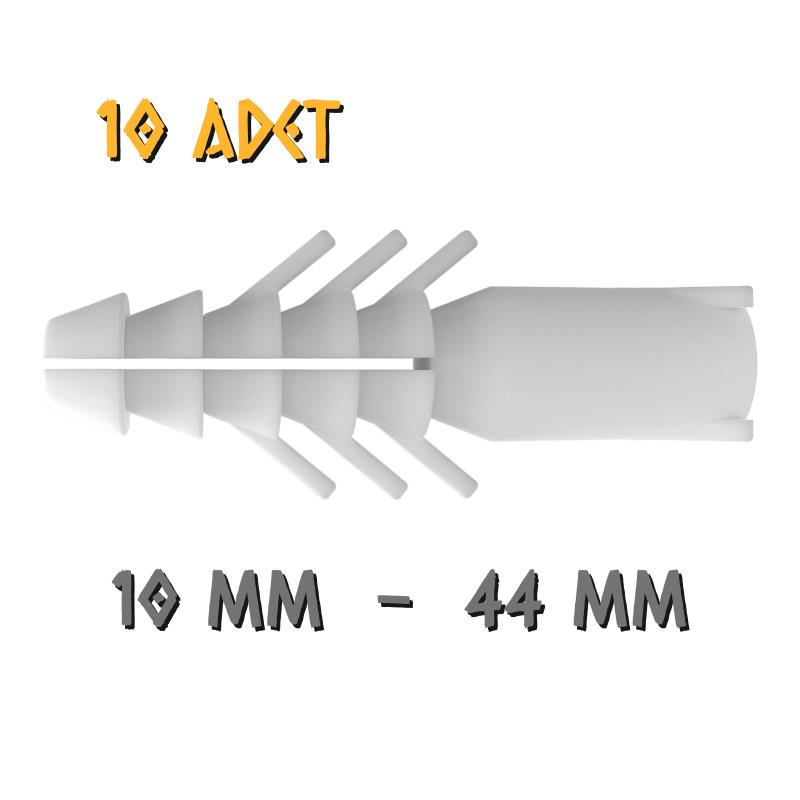 Made Standart Plastik Dübel - No: 10 - 10 Adet