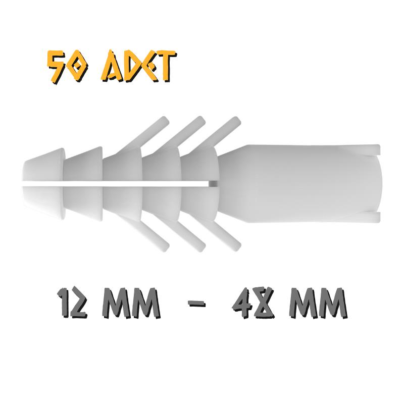 Made Standart Plastik Dübel - No: 12 - 50 Adet
