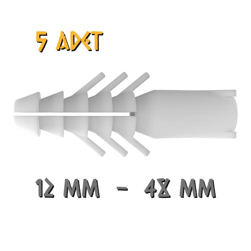 Made Standart Plastik Dübel - No: 12 - 5 Adet
