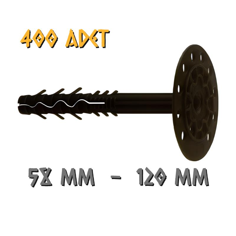 Made Siyah İzolasyon Strafor Dübeli - Boy: 120 - 400 Adet