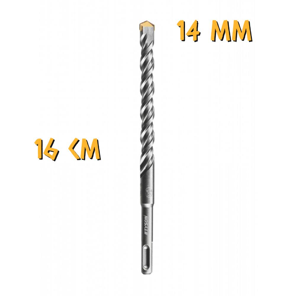 Kupa Tyson SDS Plus Delici Hilti-Matkap Ucu - 14 mm. - 16 cm