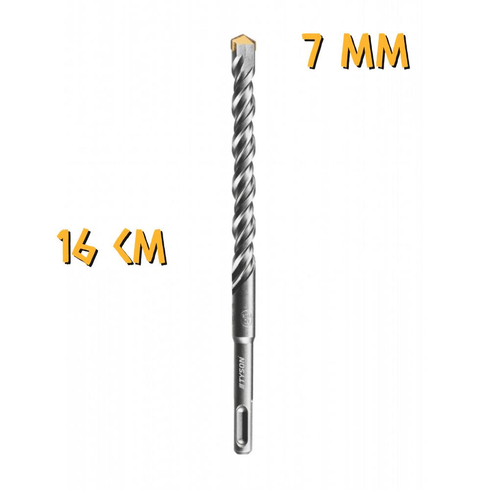 Kupa Tyson SDS Plus Delici Hilti-Matkap Ucu - 7 mm. - 16 cm